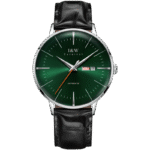 GREEN BAMBOO GRAIN LEATHER