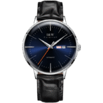 BLUE BAMBOO GRAIN LEATHER