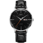 BLACK BAMBOO GRAIN LEATHER