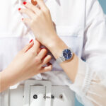 IW.912L I&W niche light luxury women's business watch retro style dual calendar fully automatic mechanical watch Baosteel strap sports watch