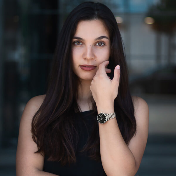 IW.912L I&W niche light luxury women's business watch retro style dual calendar fully automatic mechanical watch Baosteel strap sports watch