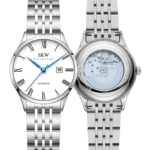 IW.912L I&W niche light luxury women's business watch retro style dual calendar fully automatic mechanical watch Baosteel strap sports watch