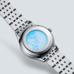 IW.912L I&W niche light luxury women's business watch retro style dual calendar fully automatic mechanical watch Baosteel strap sports watch