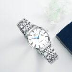 IW.912L I&W niche light luxury women's business watch retro style dual calendar fully automatic mechanical watch Baosteel strap sports watch